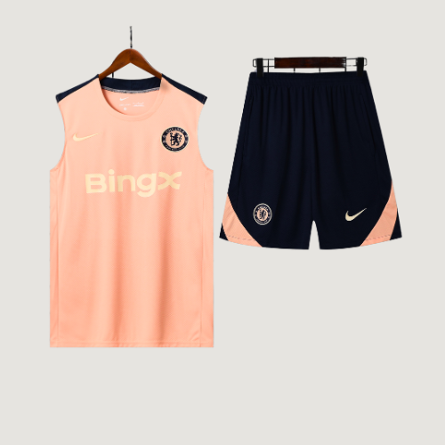 CHELSEA - ENSEMBLE SANS MANCHE ROSE/NOIR 2025-26